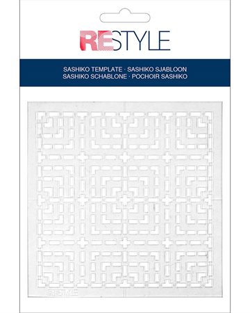 ReStyle Sashiko template Squares